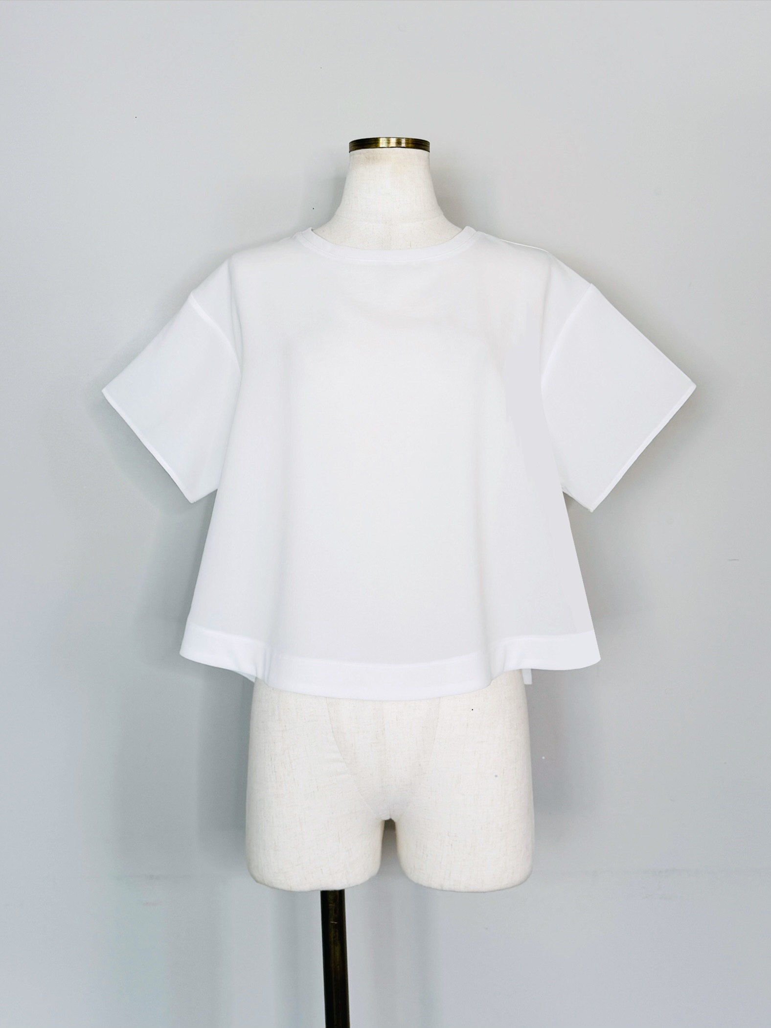 SELECT(セレクト)　ジョーゼットショートフレアーＴシャツ