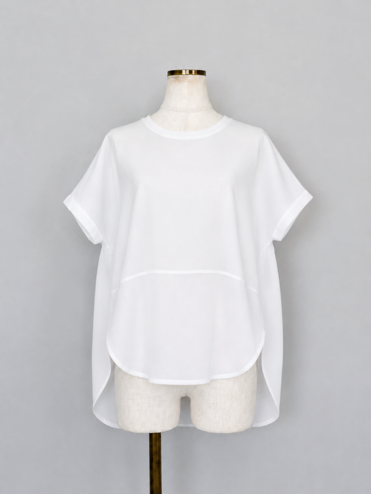 SELECT(セレクト) ジョーゼットバックタックスリットプルオーバー