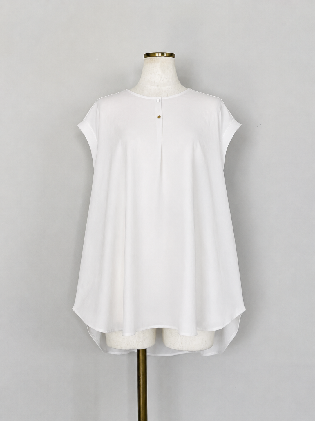 SELECT(セレクト)　ストレッチシフォンフロント釦フレンチブラウス《SET UPアイテム》