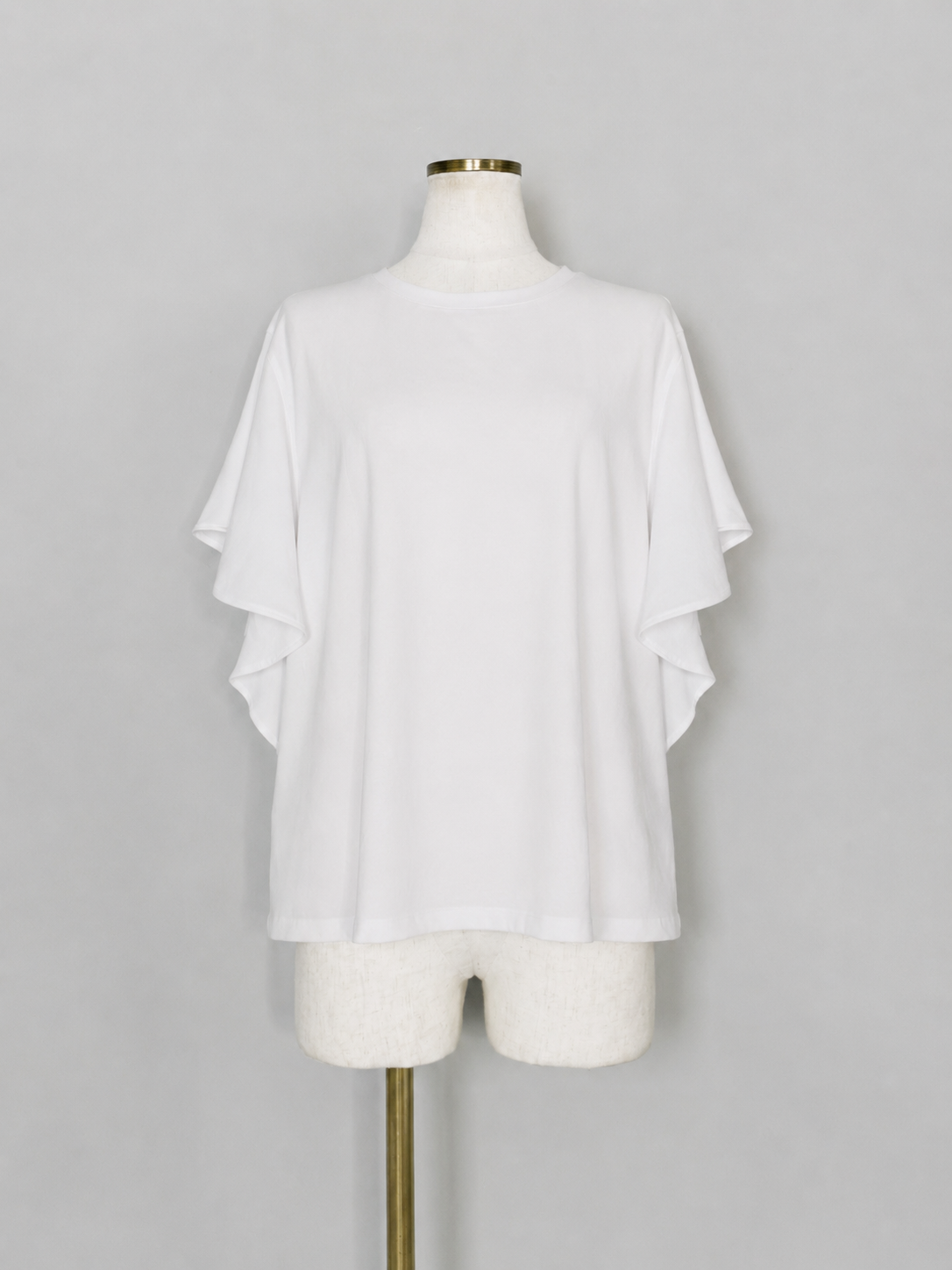 SELECT(セレクト)　ストレッチシフォンフリルスリーブプルオーバー《SET UPアイテム》
