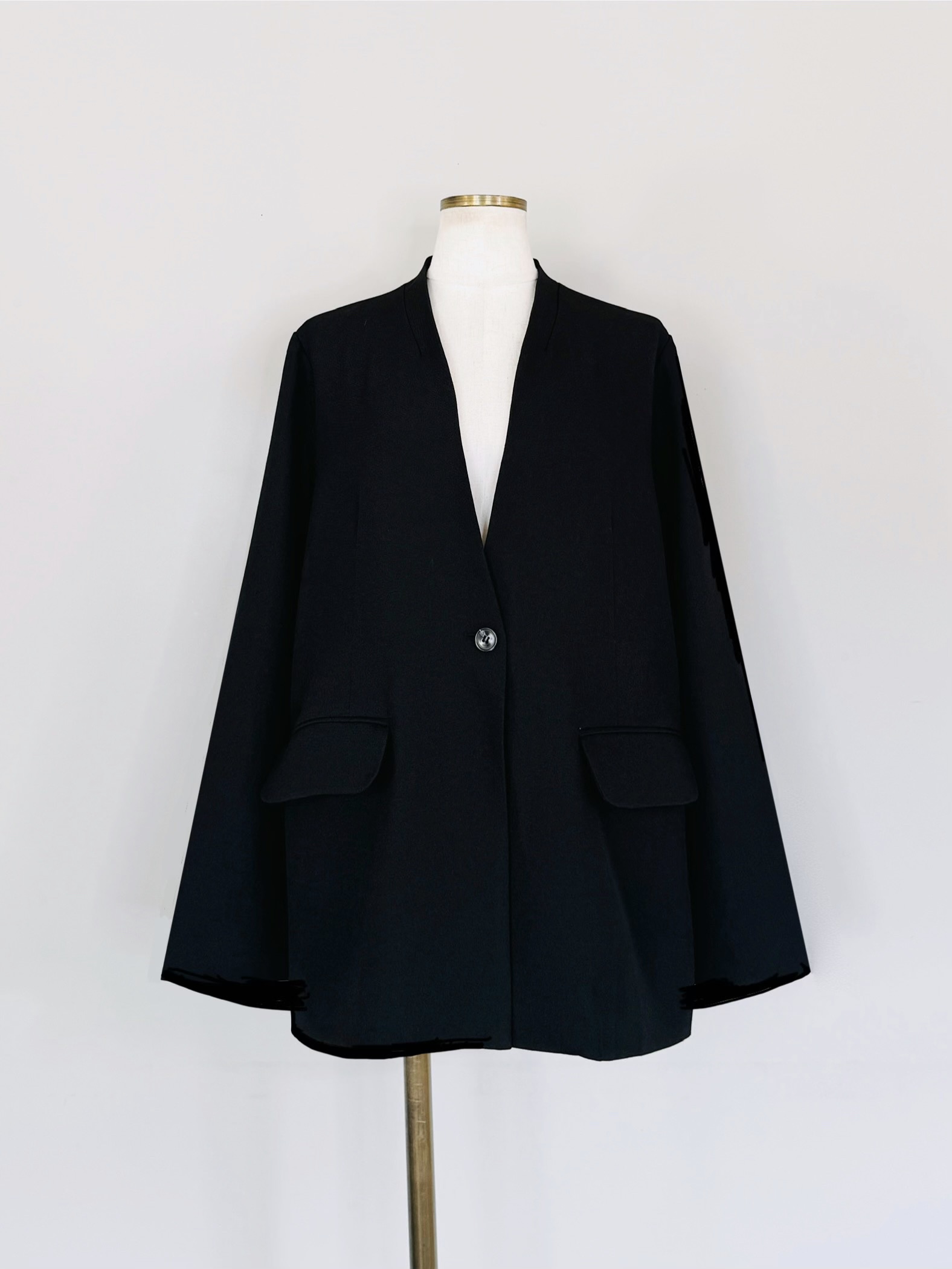 SELECT(セレクト) ストレッチツイルノーカラージャケット《SET UP