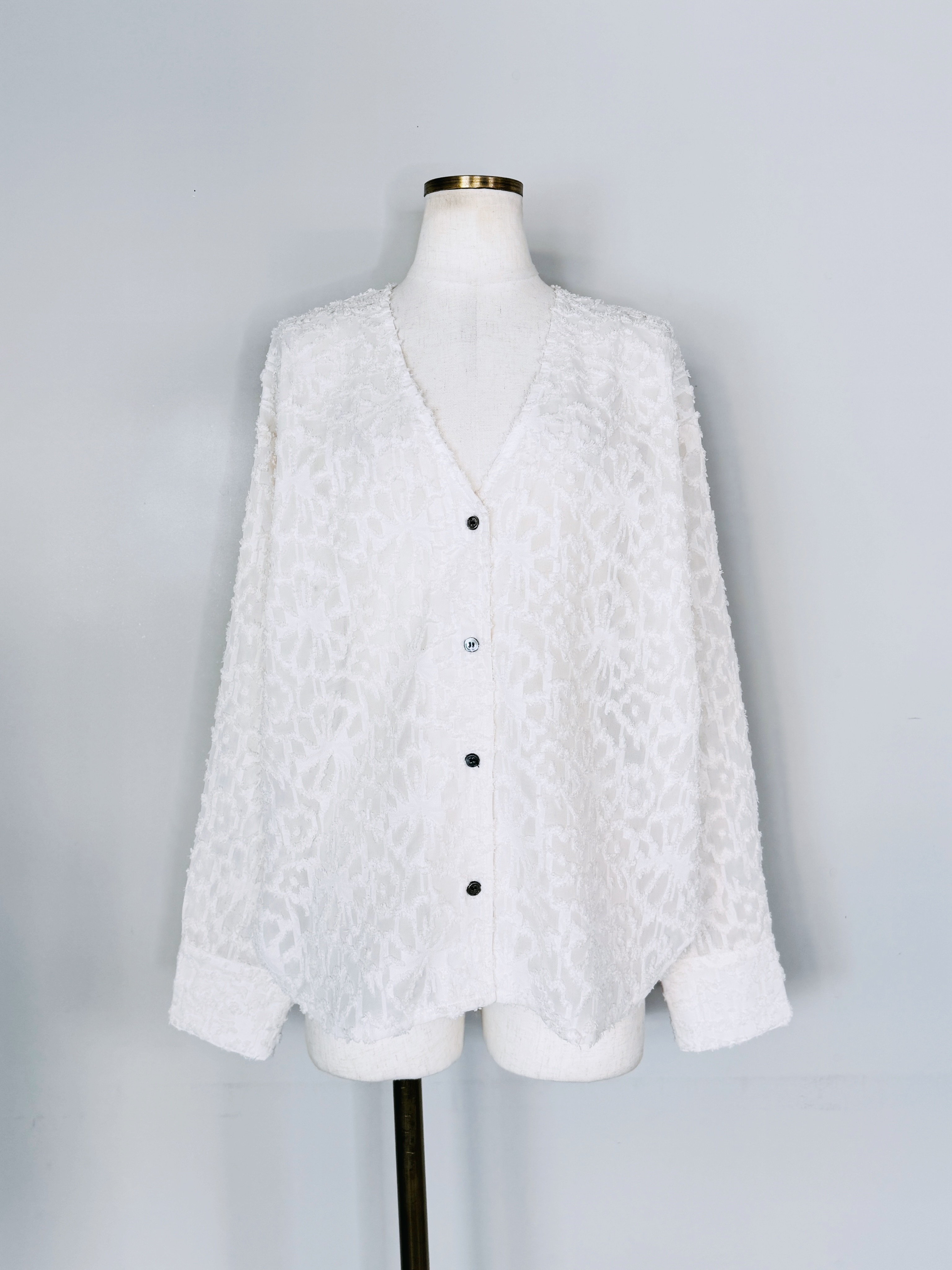 SELECT(セレクト)　カットジャガードデザインシャツ