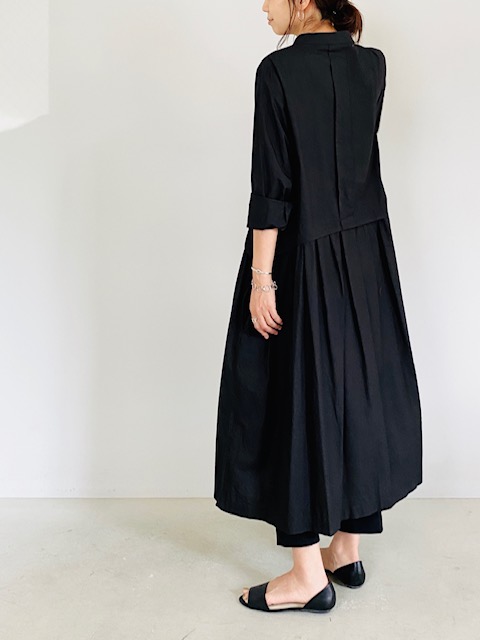 Select セレクト バックプリーツ切り替えシャツワンピース Black Praise Trois Anana Nicole Chouchou