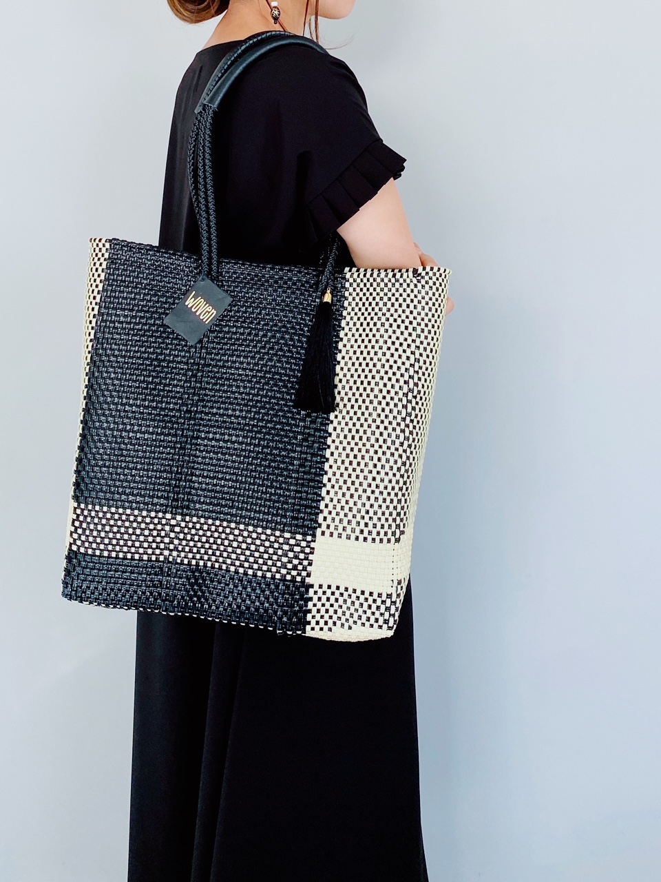 WOVEN かごバッグ　メルカド　美品 A倉庫】WOVEN【 24春夏新作 】《 トートバッグ ミドル