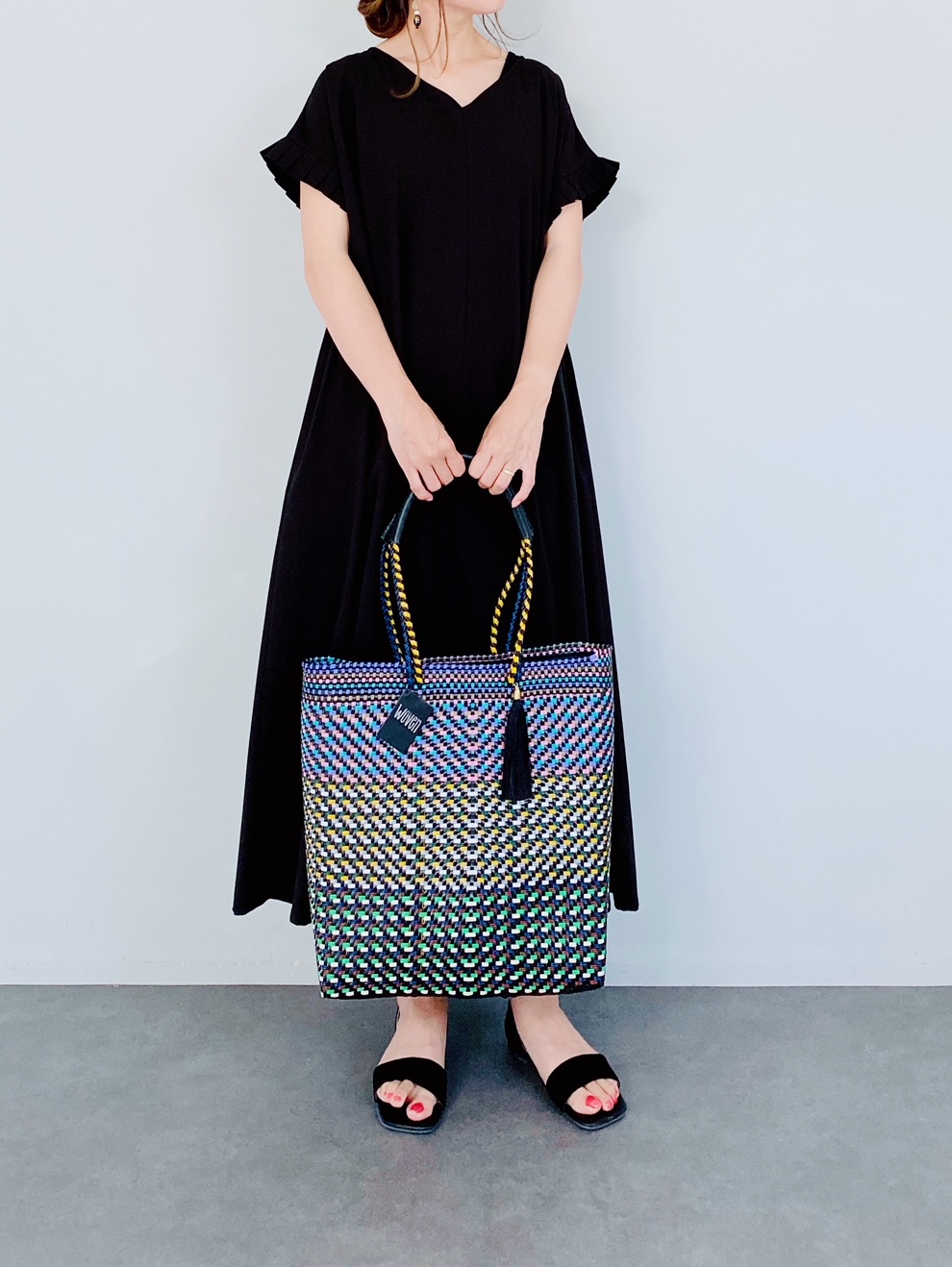 SELECT(セレクト) メキシコ製 バスケットバッグ メルカドバッグ