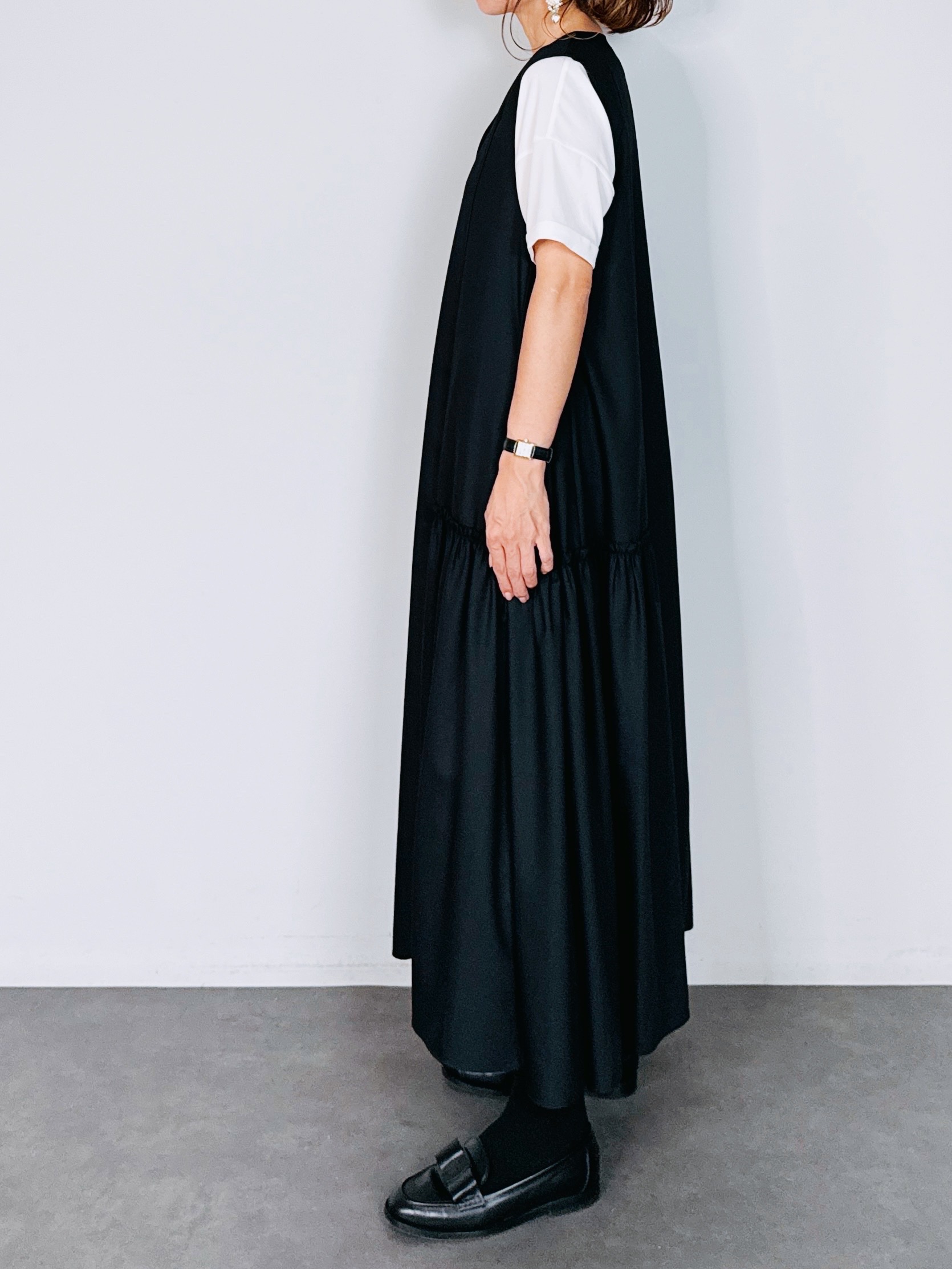 サイドフリルジャンパースカート SELECT(セレクト) サイドフリルボリュームジャンパースカート｜Praise