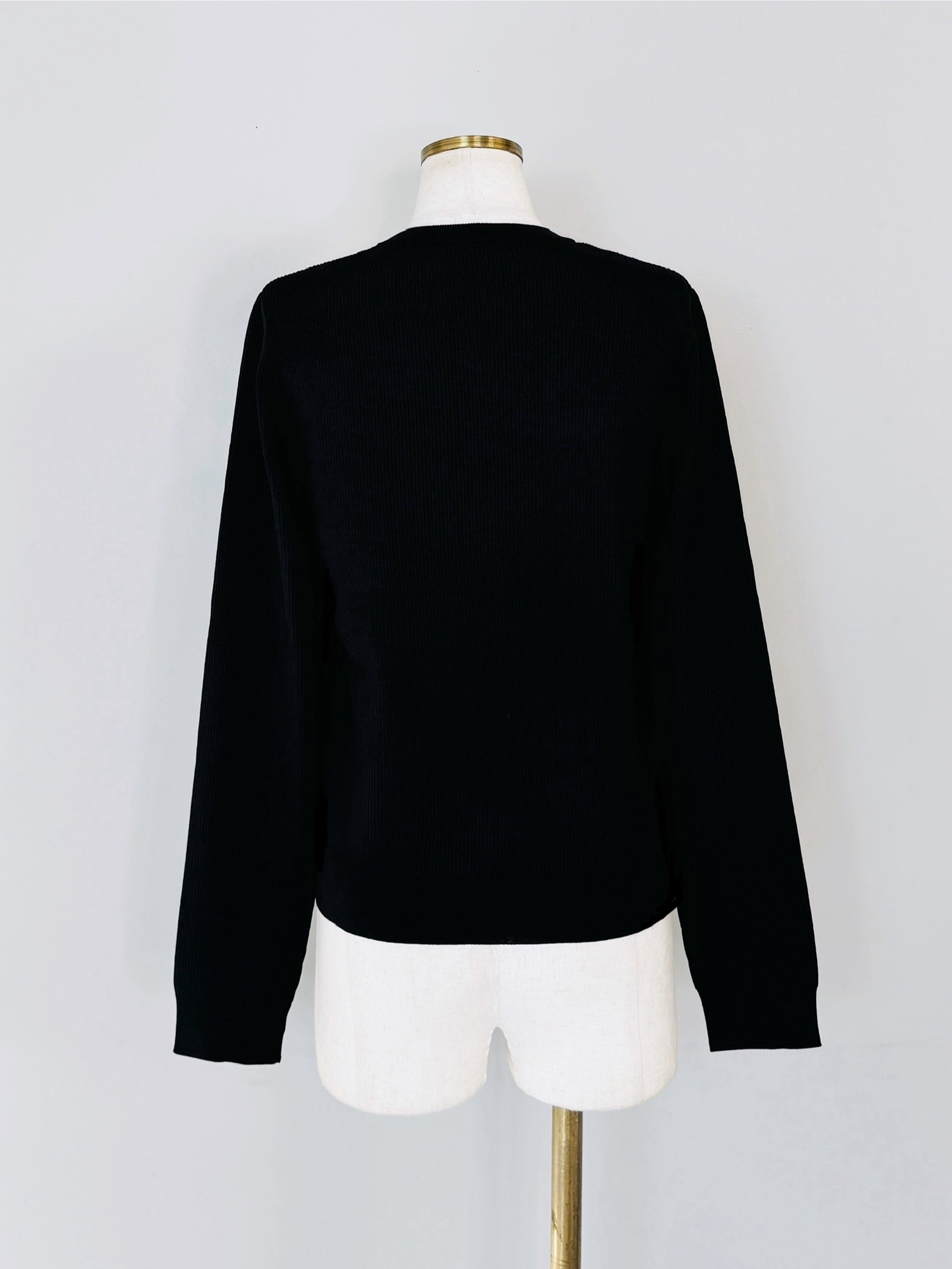 美品⭐︎chouchouセレクト　ポンチノーカラーハーフコート　ブラック 美品⭐︎chouchouセレクト ポンチノーカラーハーフコート